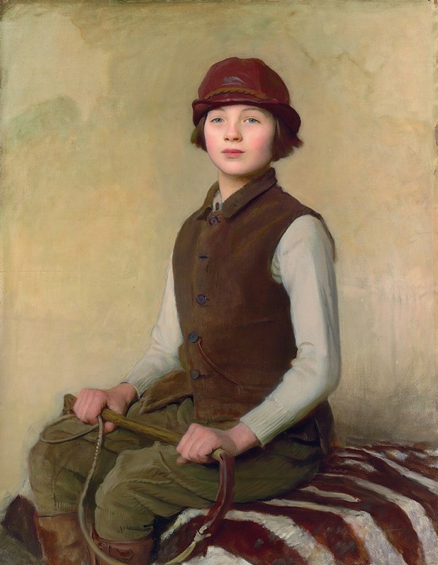 A depiction of a young woman in a domestic setting, showcasing Victorian life.