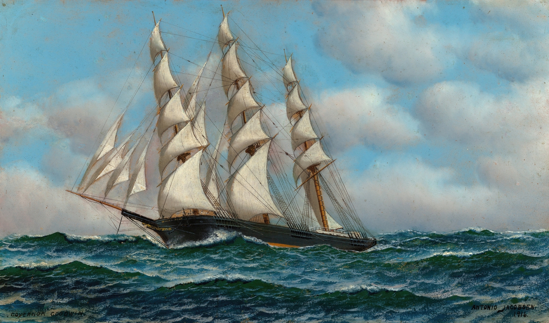 Governor Goodwin, by Antonio Jacobsen, public domain