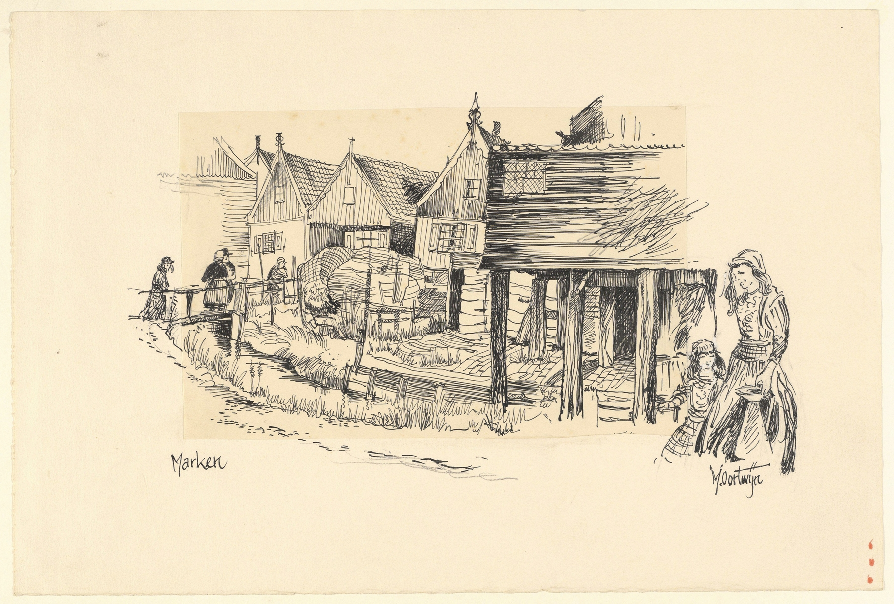 Gezicht te Marken, by Maarten Oortwijn, public domain