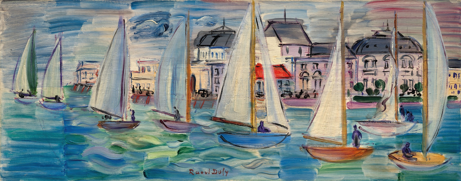 Régates à Deauville, by Raoul Dufy, public domain