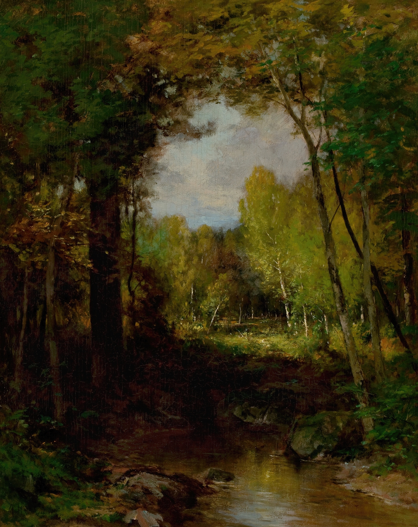 Keene, Adirondacks, by Alexander Helwig Wyant, public domain