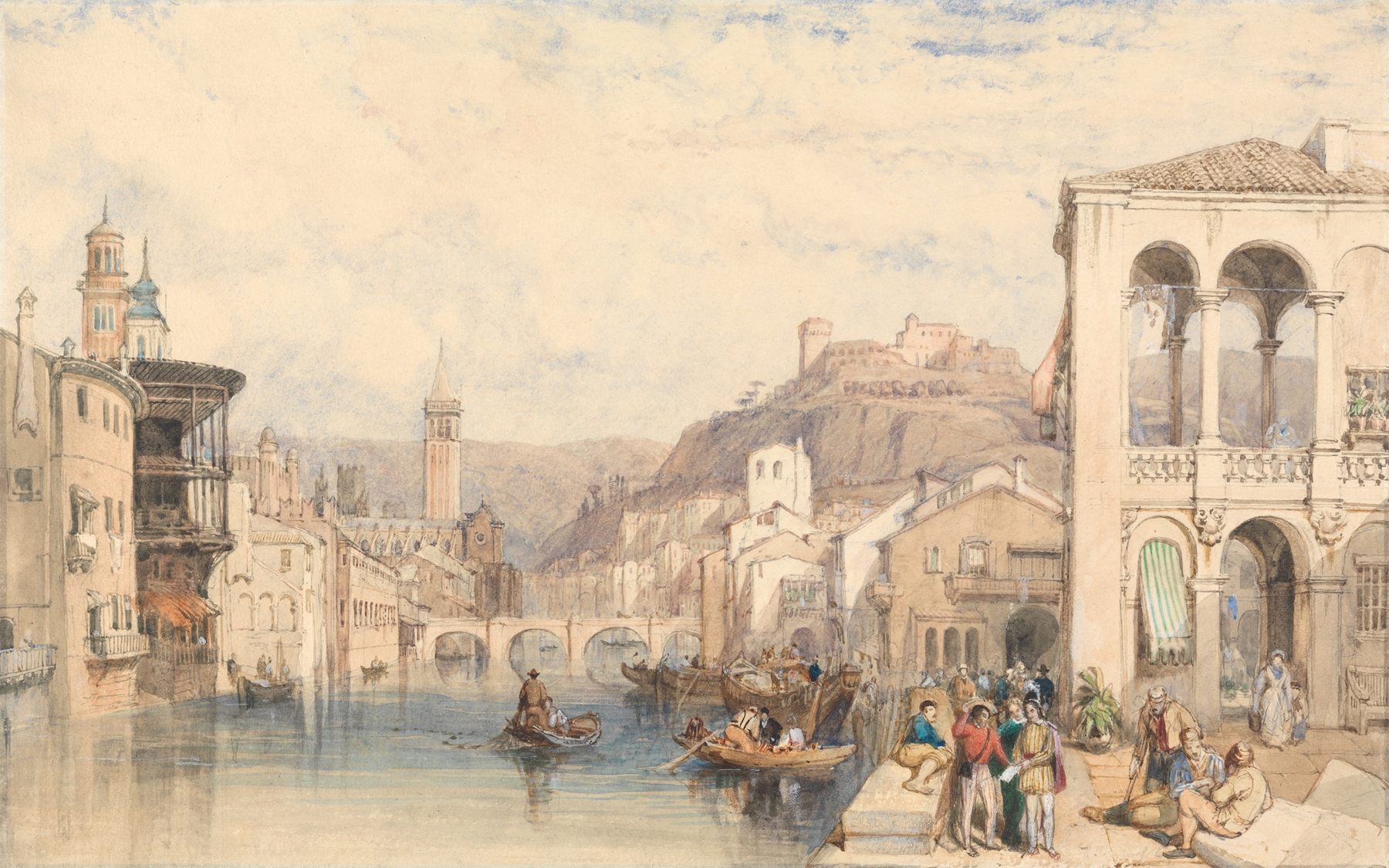 Verona, by Clarkson Stanfield, public domain