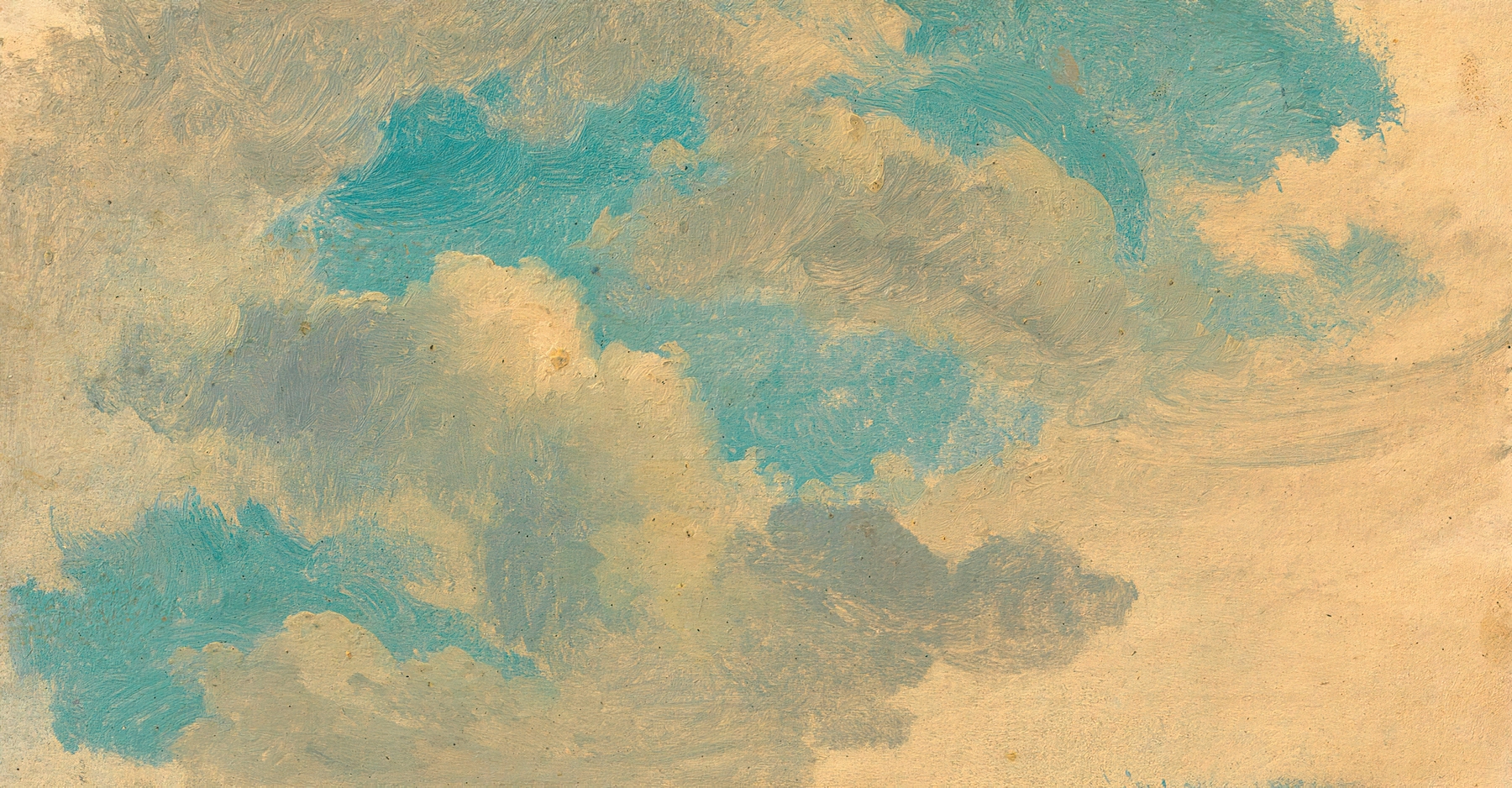 Wolkenstudie, by Friedrich August Matthias Gauermann, public domain