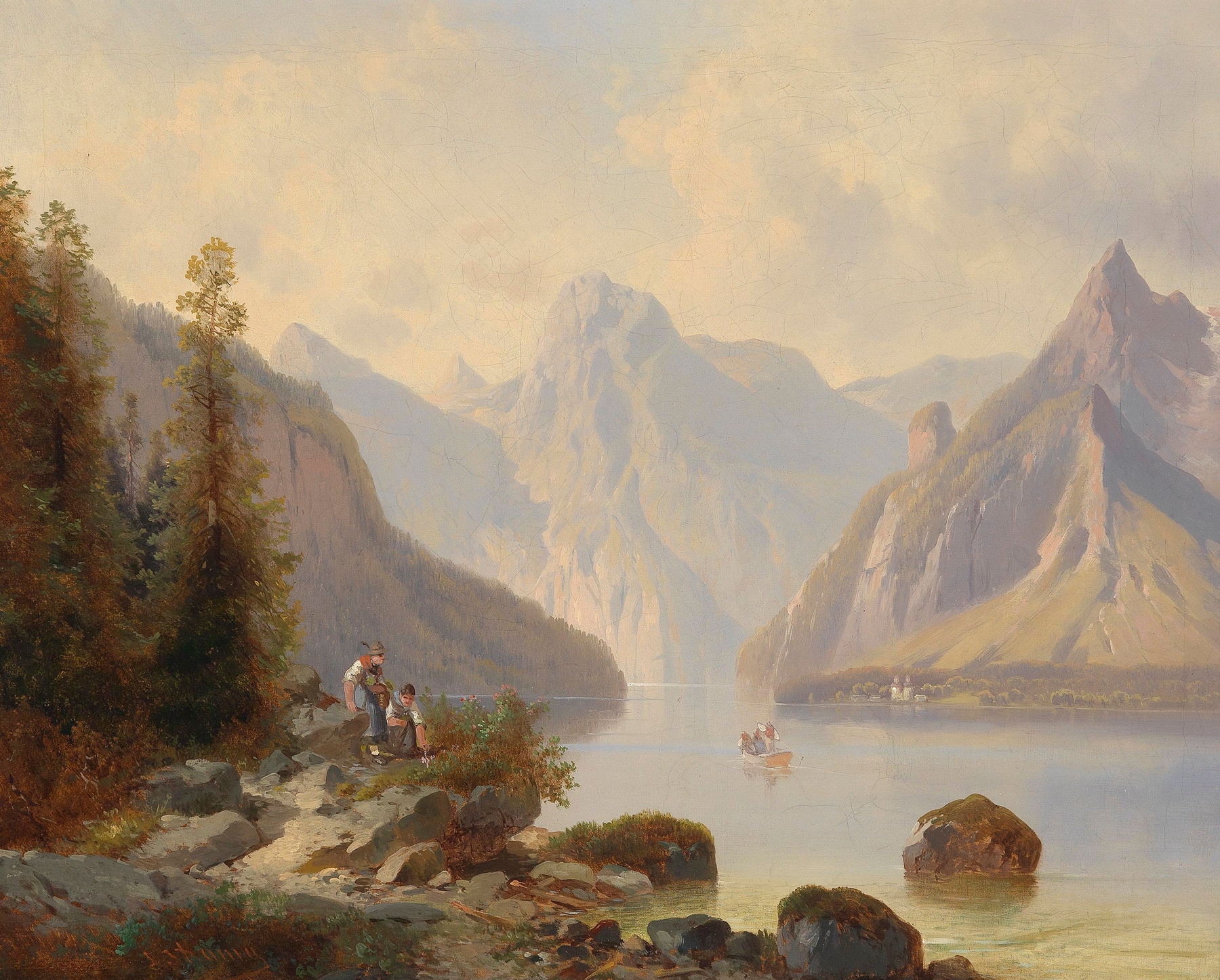 Blick auf den Königssee, by Josef Thoma, public domain