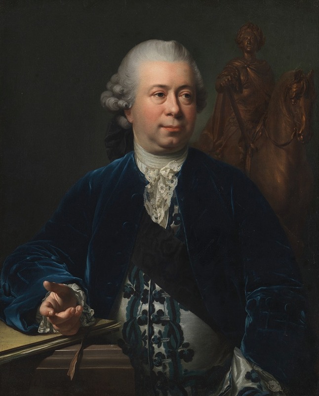 A portrait of Jacques-François-Joseph Saly by Jens Juel.