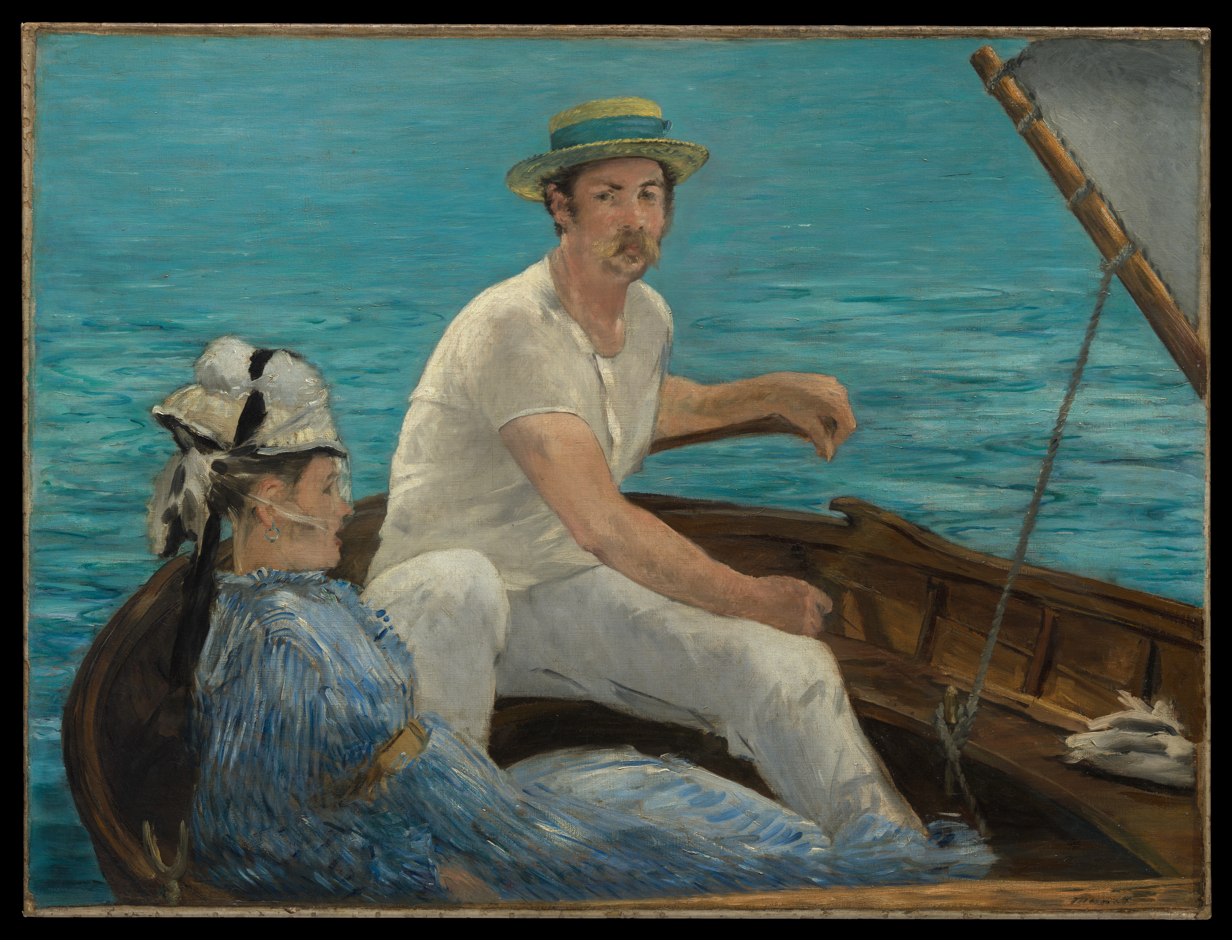 Boating, by Edouard Manet, public domain