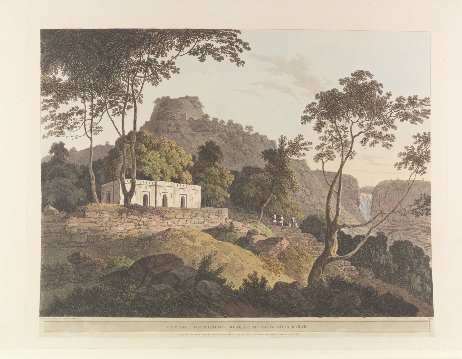 Oriental scenery Pl.05, by Thomas Daniell, public domain