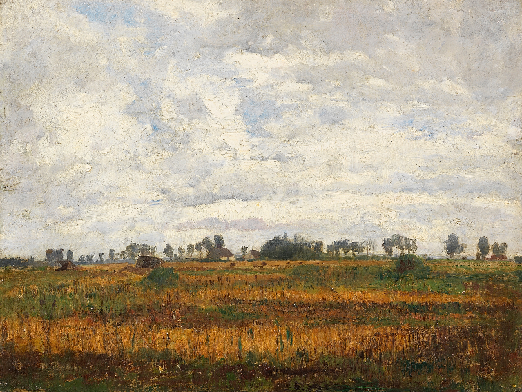 Moorlandschaft bei Dachau, by Paul Baum, public domain