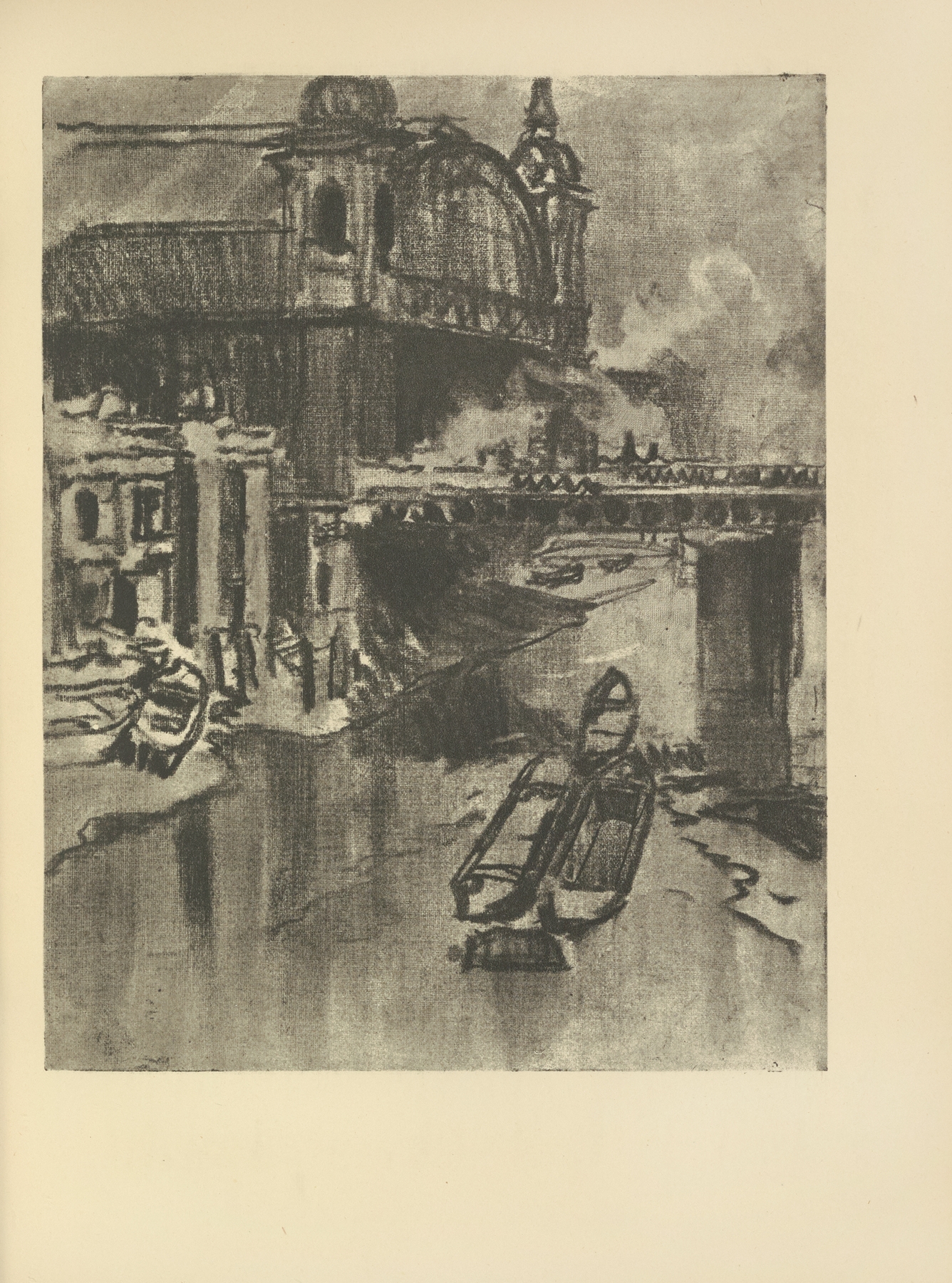 Cannon Street Station, by Joseph Pennell, public domain