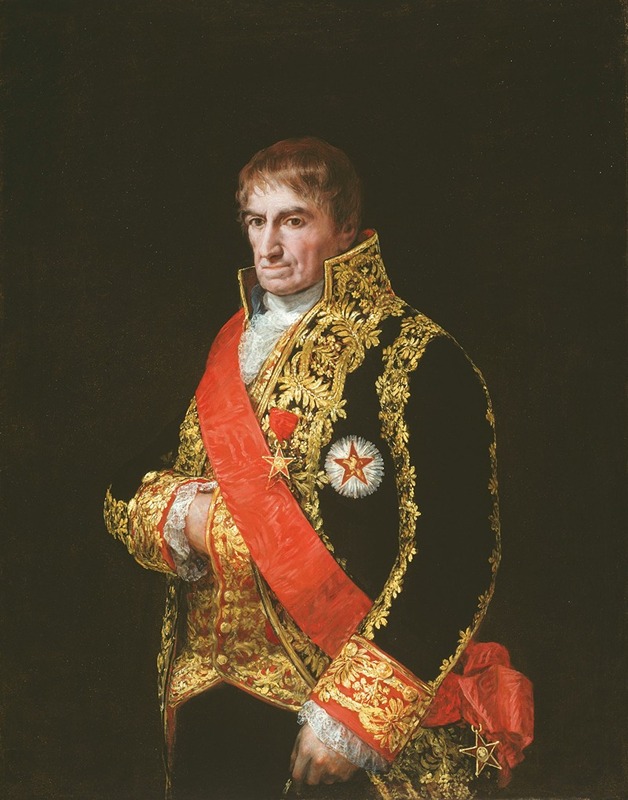 Portrait of General José Manuel Romero, oil on canvas by Francisco de Goya