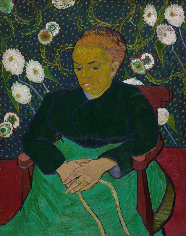 Madame Roulin Rocking the Cradle (La berceuse), by Vincent van Gogh, public domain