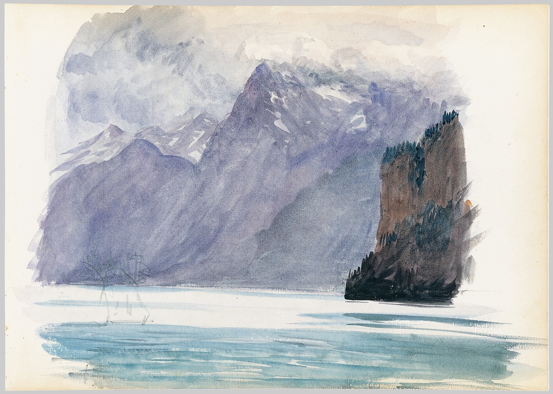 Mountain Lake, by John Singer Sargent, public domain