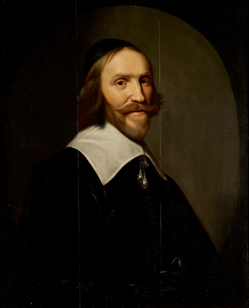 This painting depicts Cornelis van Beveren, a notable figure from the Dutch Golden Age.