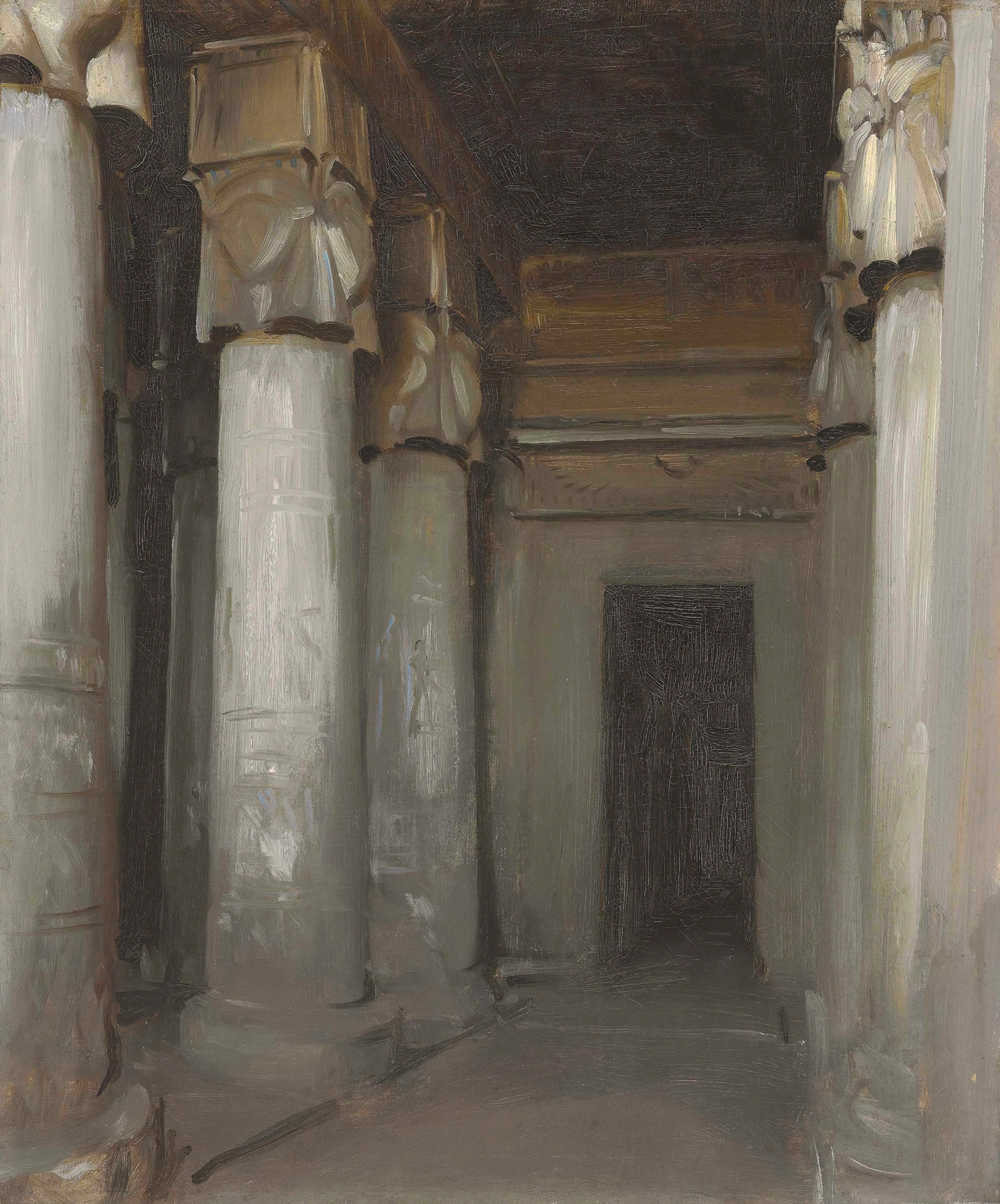 The Temple Of Denderah, by John Singer Sargent, public domain