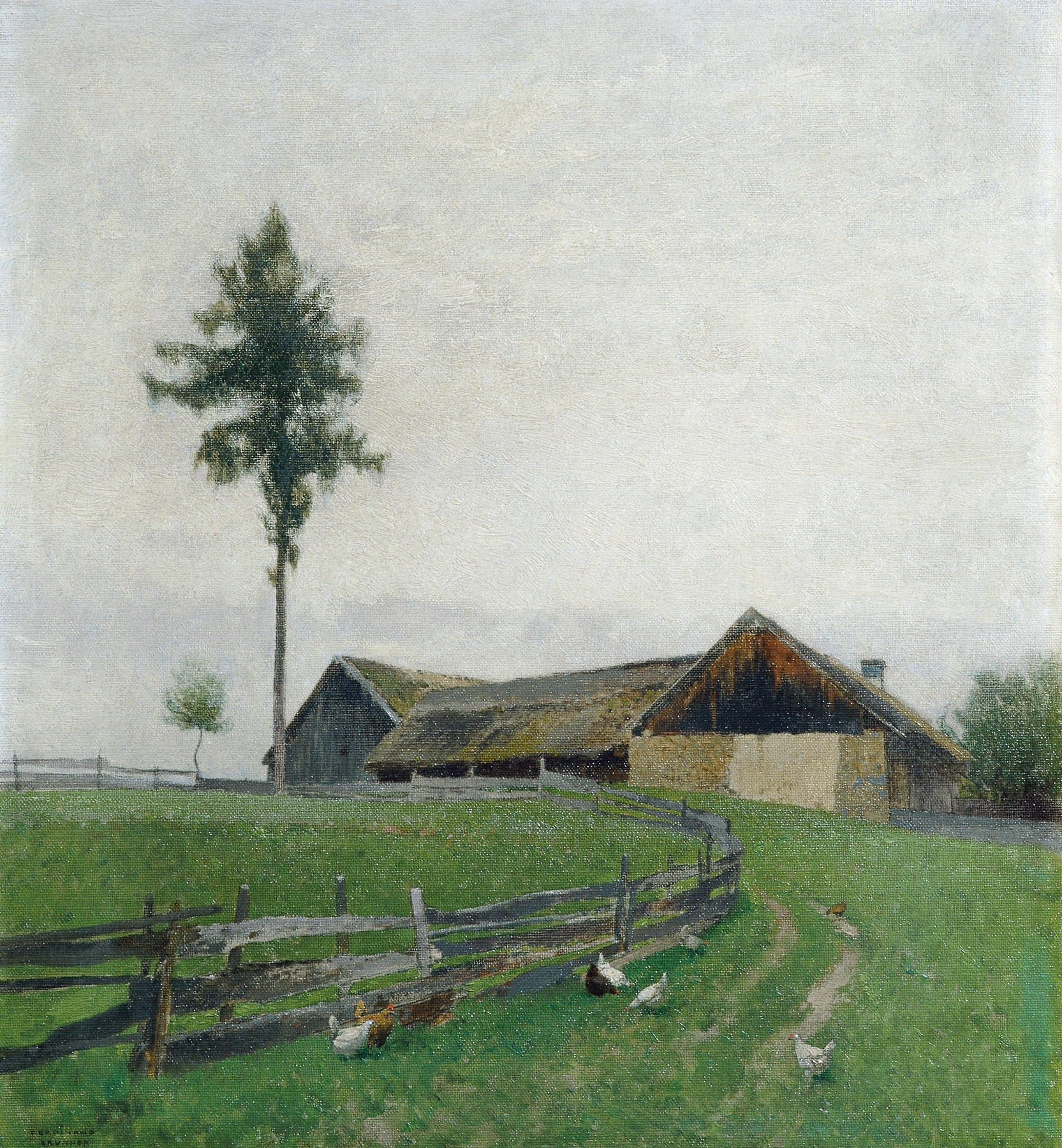 Bauernhof bei Zwettl, by Ferdinand Brunner, public domain