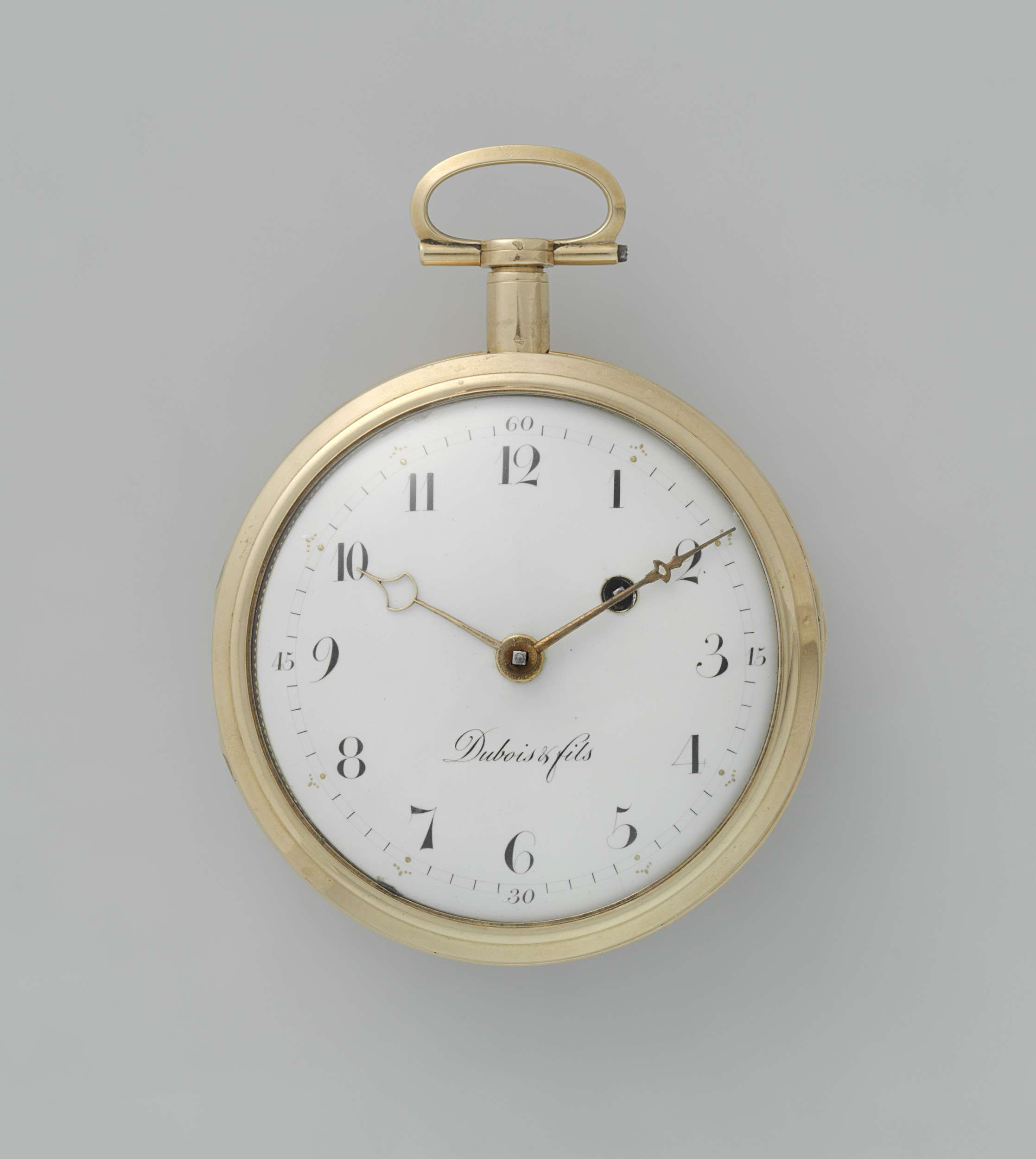 Repeating watch with chronometer, metalwork by Philippe Dubois et fils