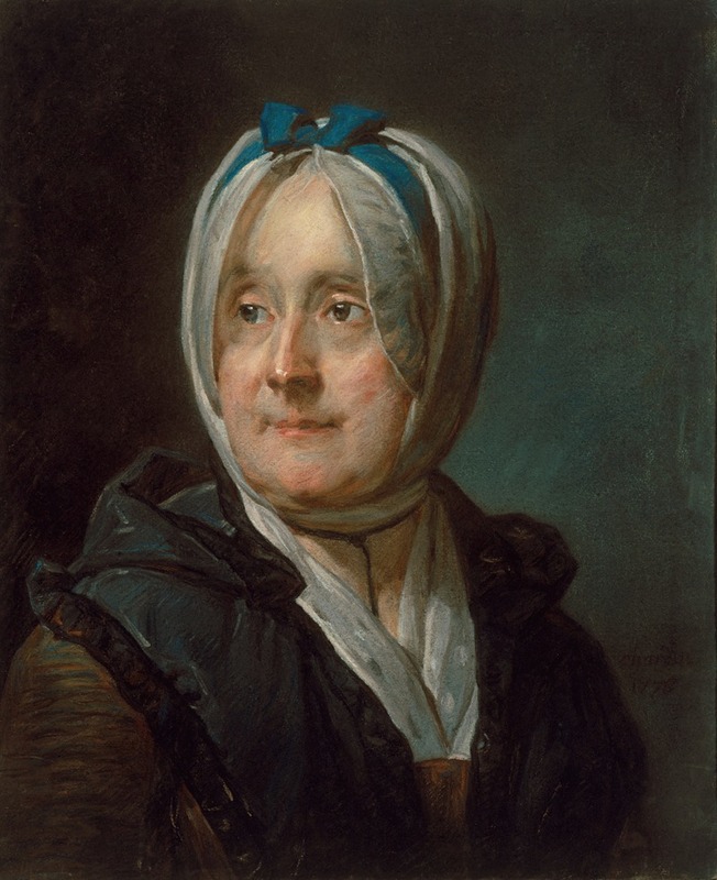 Portrait of Madame Chardin by Jean Siméon Chardin showcases a woman in a richly detailed setting.