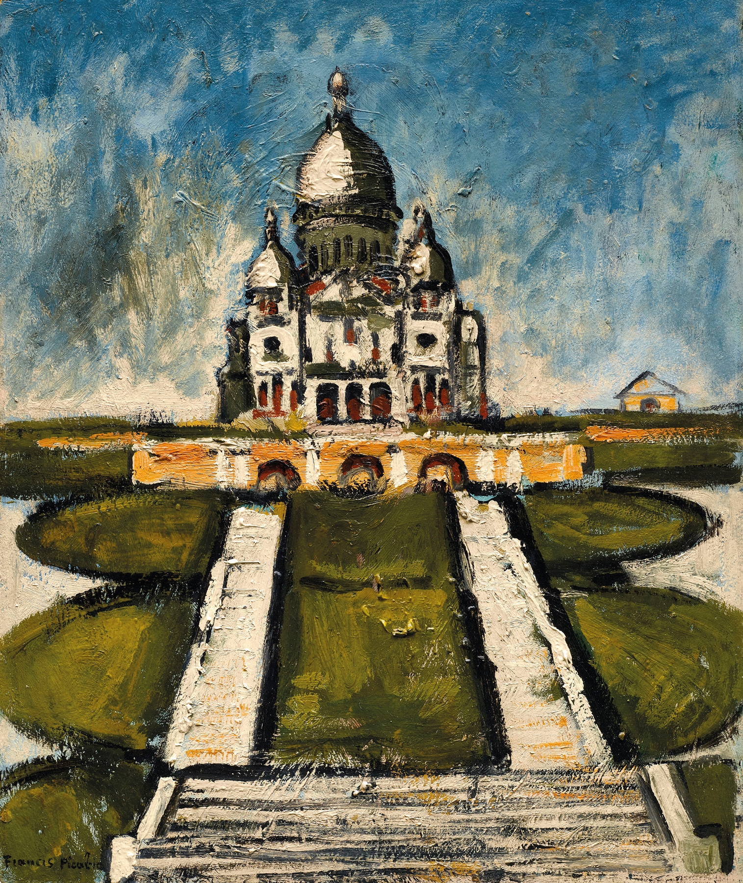 Sans titre (Sacré-Coeur, Montmartre), by Francis Picabia, public domain
