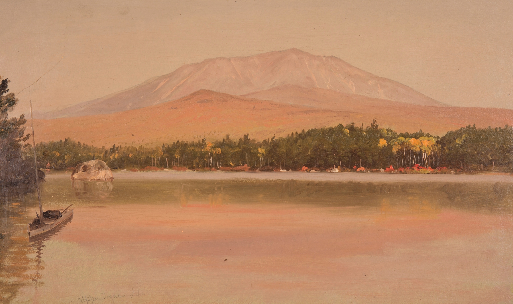 Mt. Katahdin from Togue Pond, by Frederic Edwin Church, public domain
