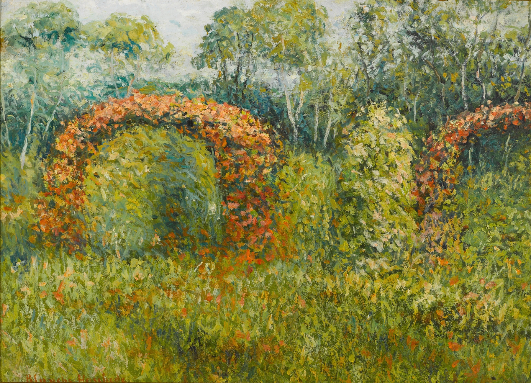 La roseraie à Giverny, by Blanche Hoschedé-Monet, public domain