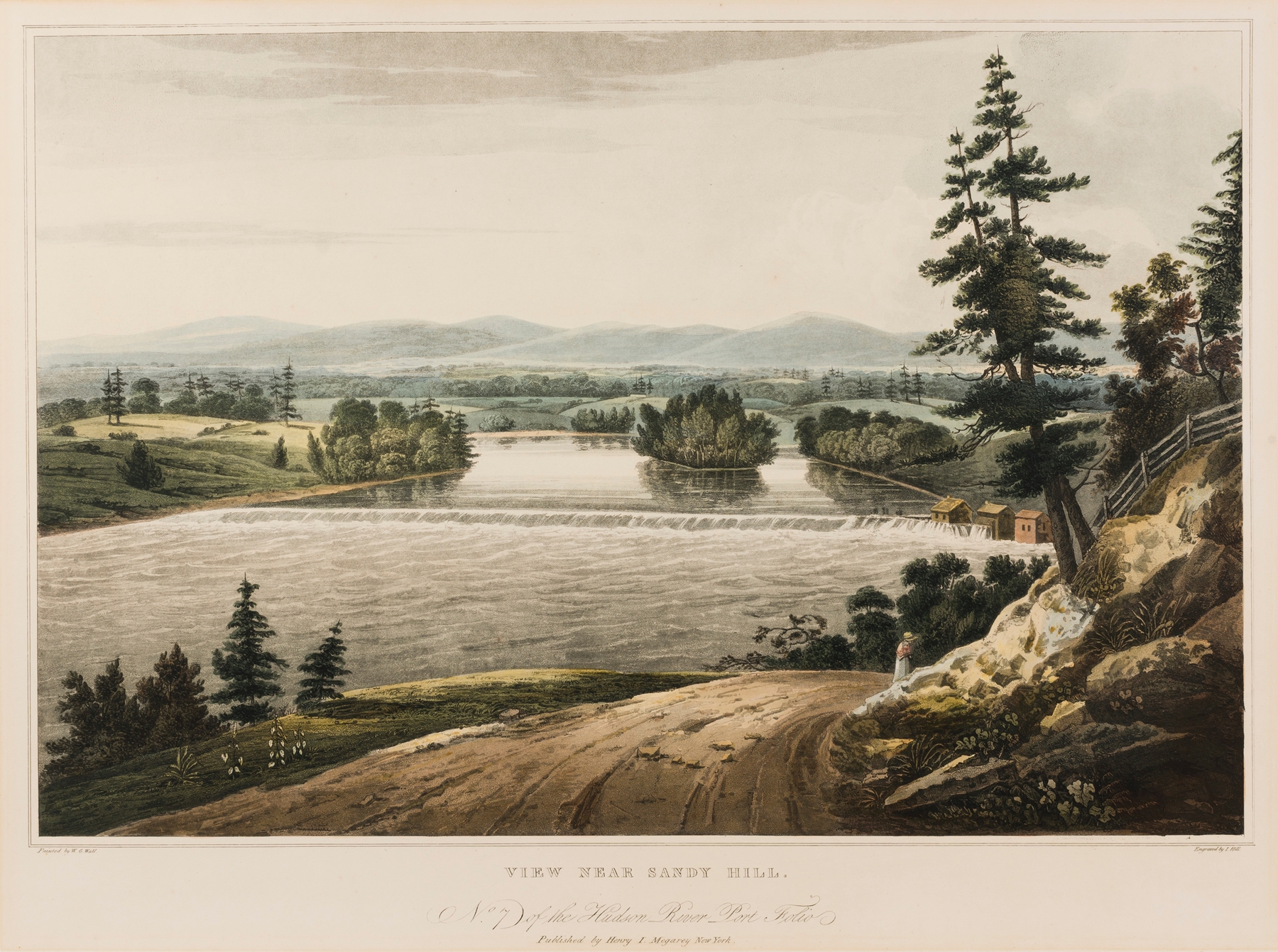 View near Sandy Hill, by William Guy Wall, public domain