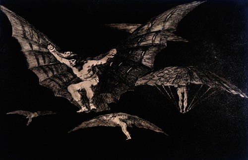 A painting by Francisco de Goya depicting a symbolic representation of determination and freedom.