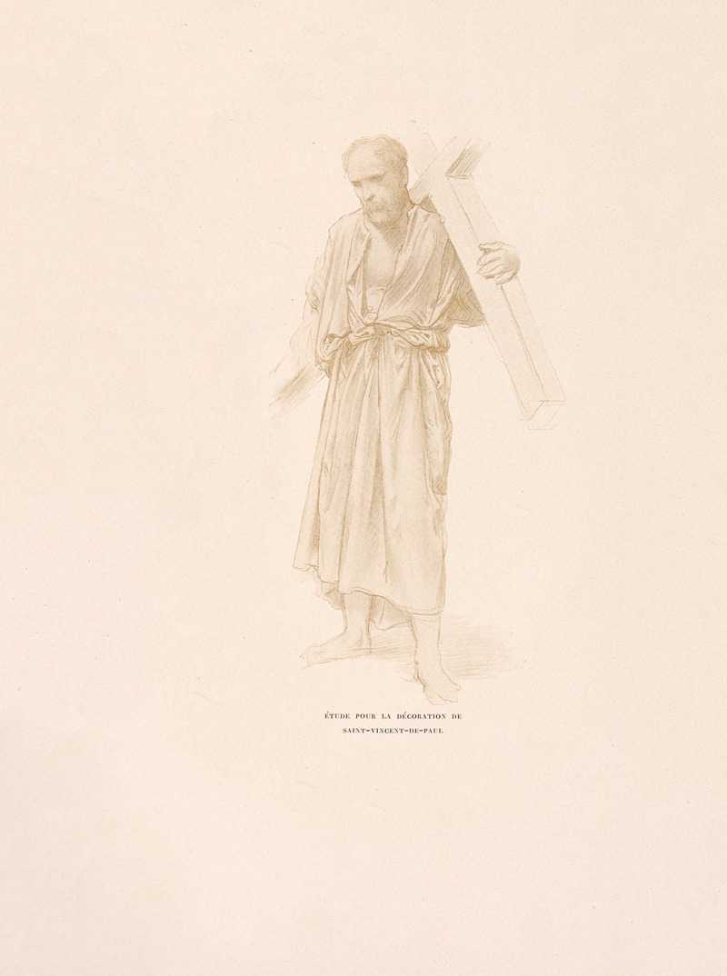 Ètude pour la dècoration de Saint-Vincent-de-Paul by William Bouguereau