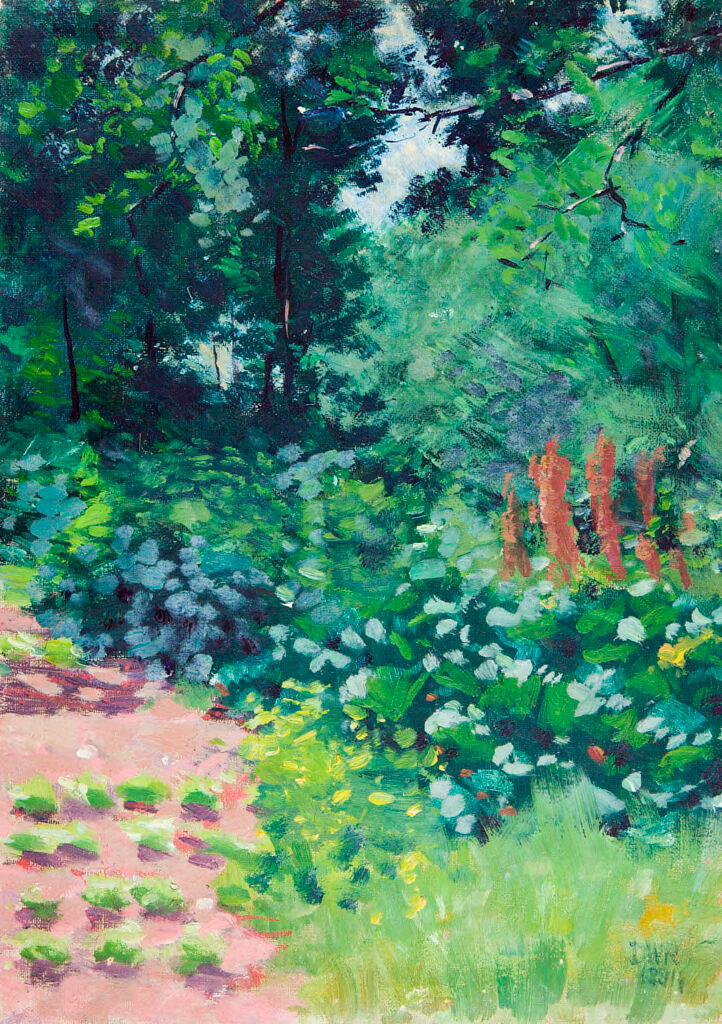 Garden, by Denman Waldo Ross, public domain