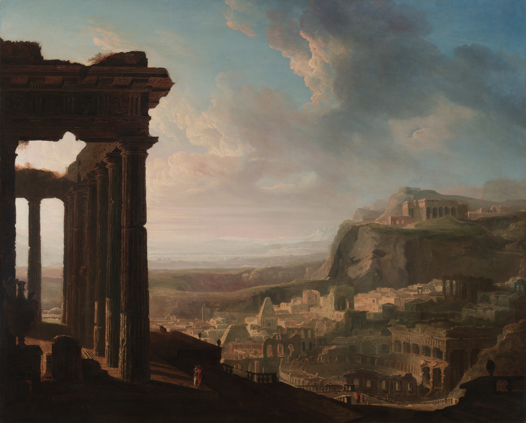 Ruins of an Ancient City, by John Martin, public domain