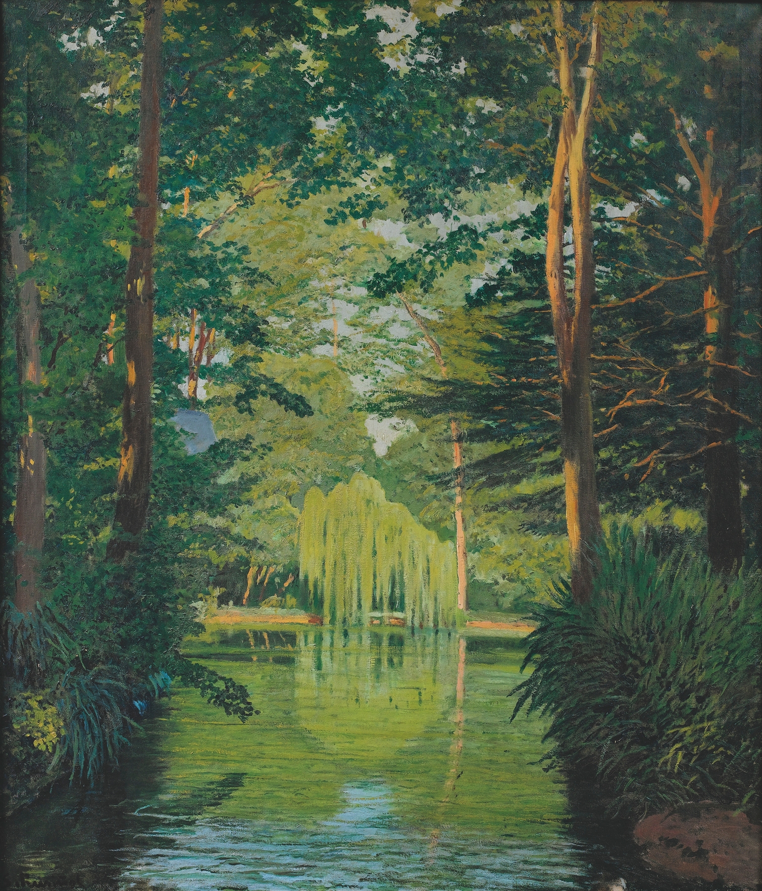 Parc Badés, Arbúcies, by Santiago Rusiñol, public domain
