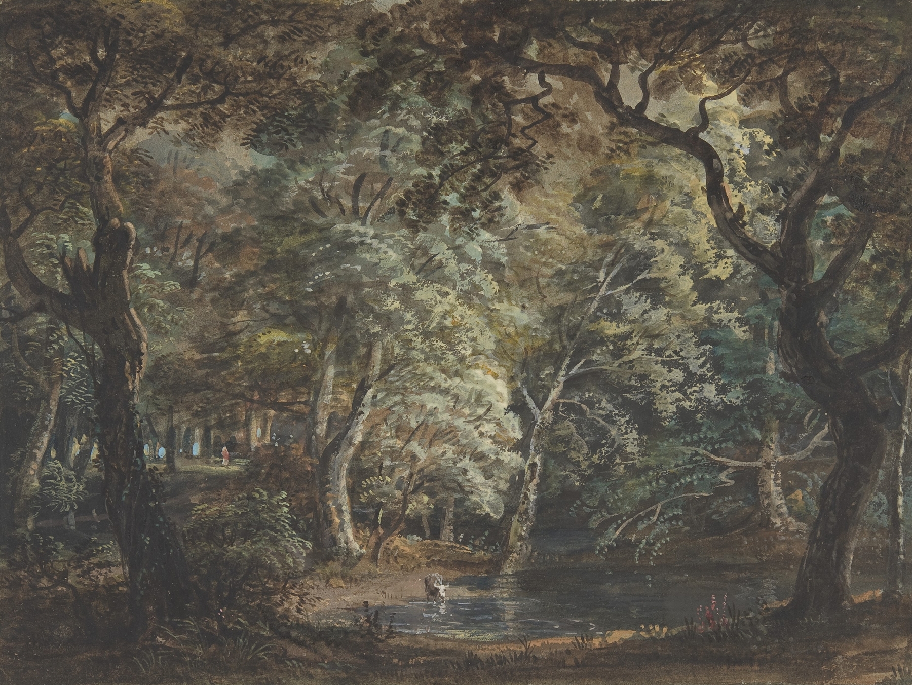 Windsor Great Park, by Paul Sandby, public domain