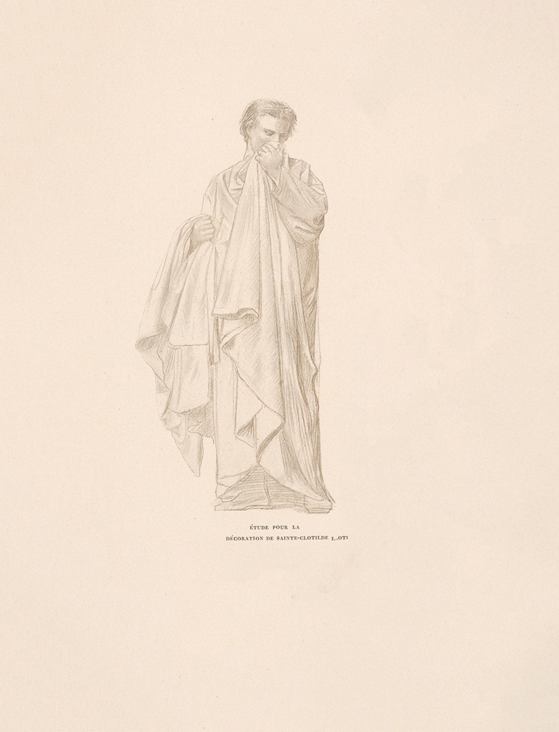 Ètude pour la dècoration de Sainte-Clotilde by William Bouguereau