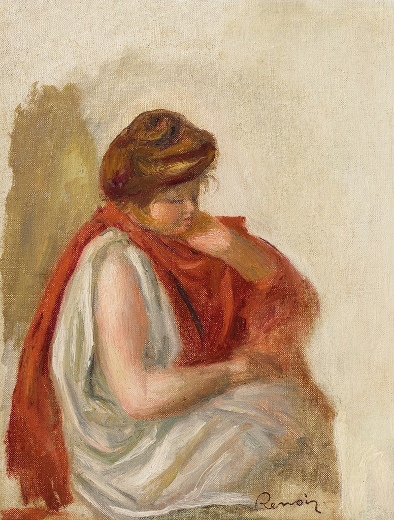 Renoir's 'Esquisse pour Oedipe' explores themes of mythology through expressive brushwork.