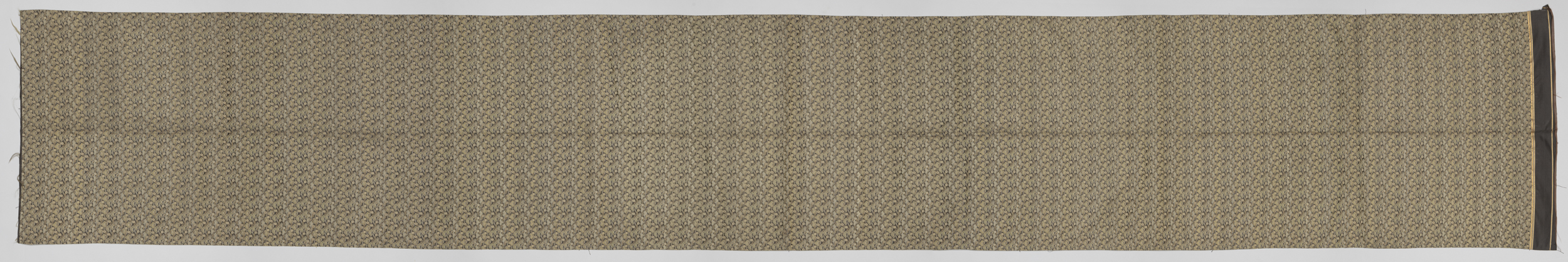 Obi textile by Unknown Artist, featuring intricate patterns and vibrant colors, made of silk.