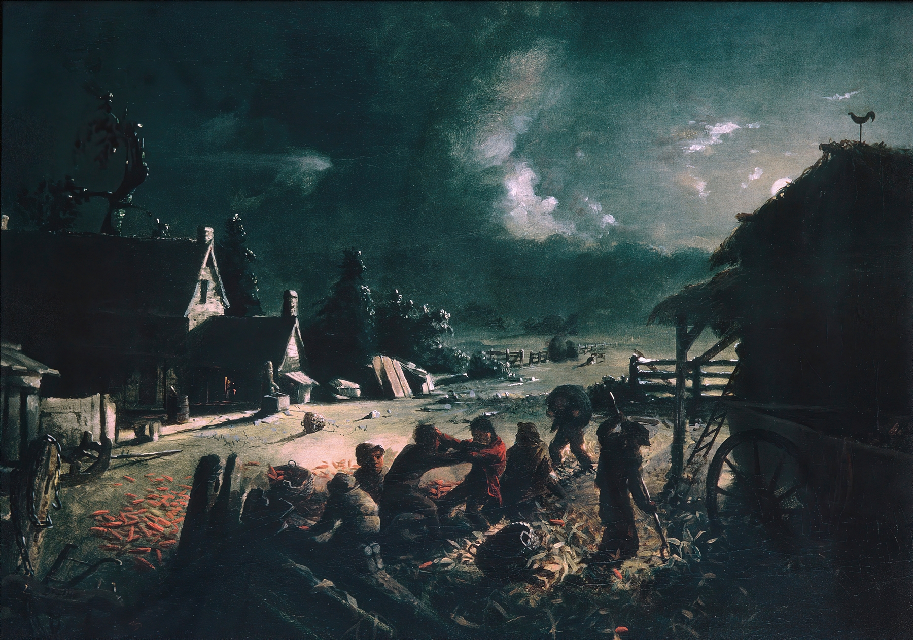 Corn Husking, by David Gilmour Blythe, public domain