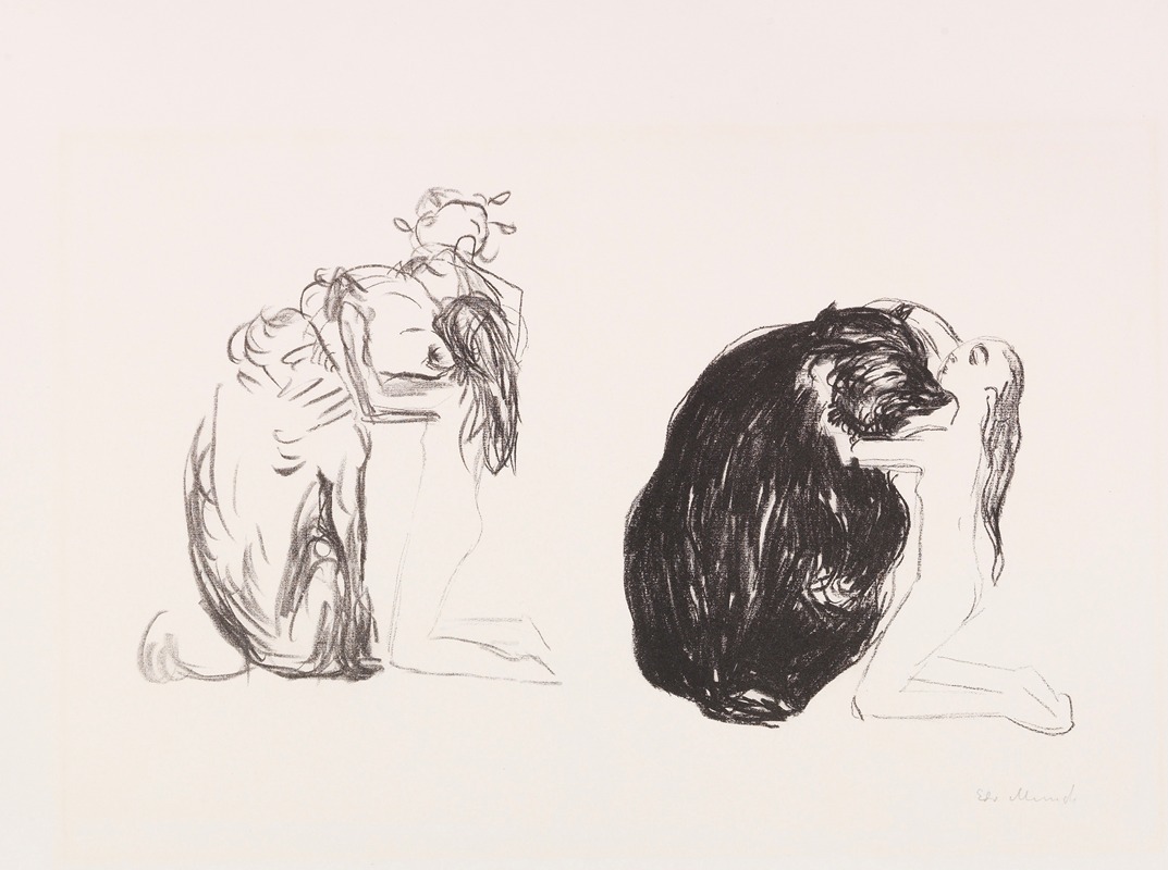 Bjørnen (Der Bär) by Edvard Munch features a bear in a dreamlike landscape.
