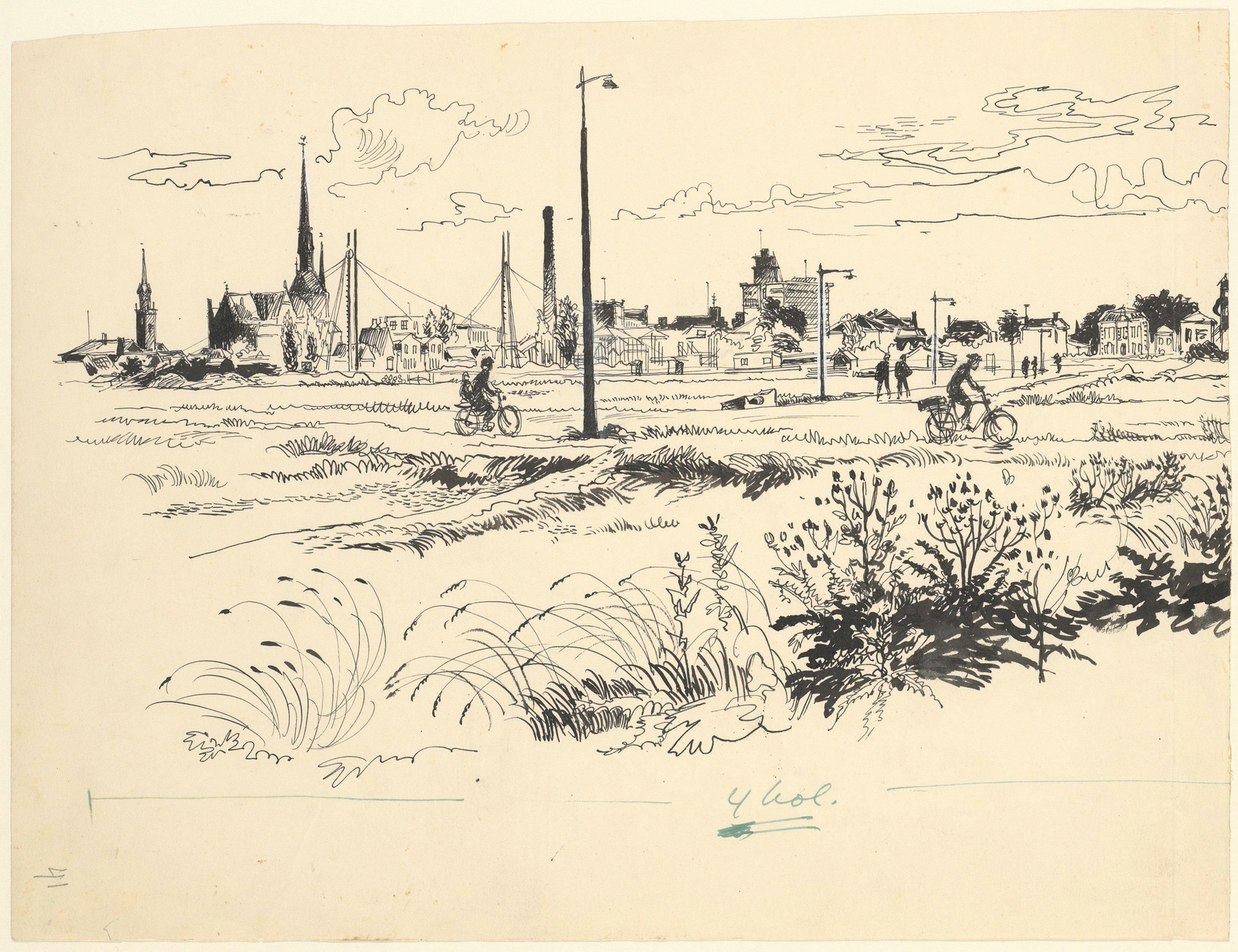 Gezicht op Koog aan de Zaan., by Maarten Oortwijn, public domain