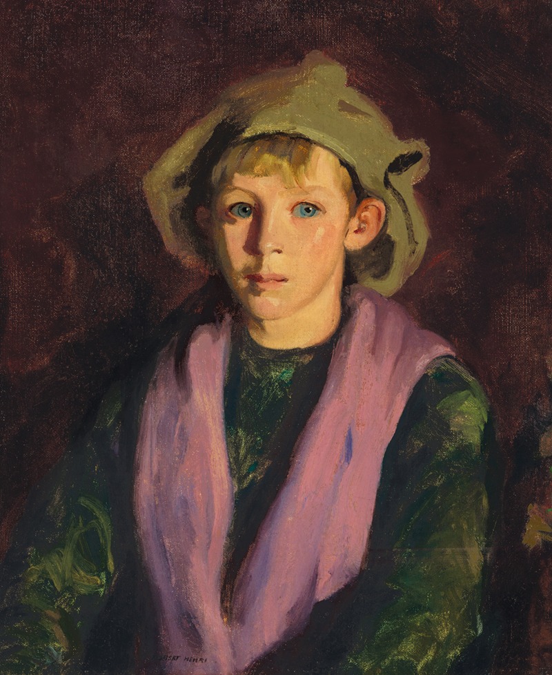 Portrait of a man named Patrick by Robert Henri.