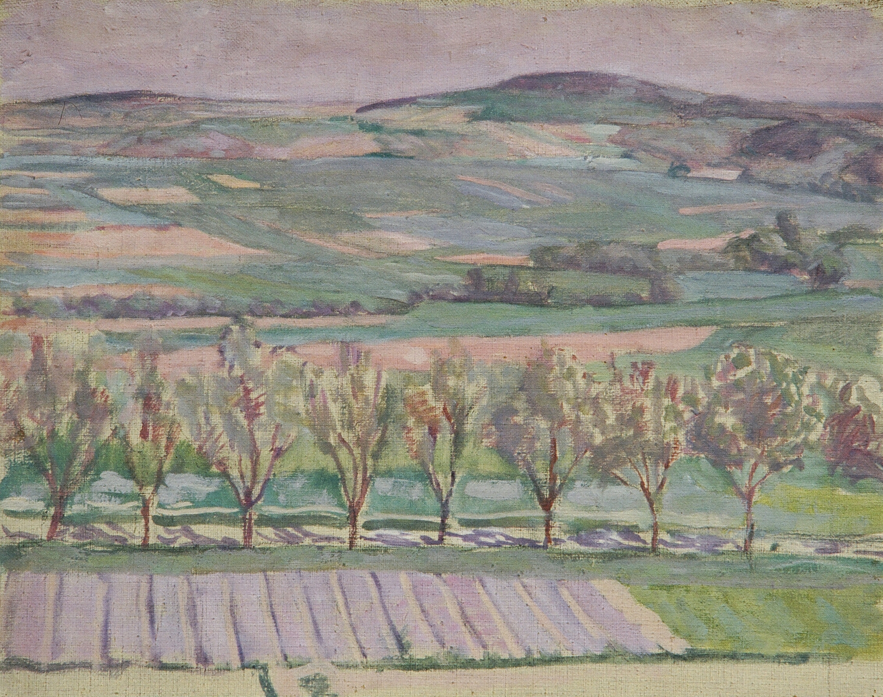 Baumlandschaft, by Walther Gamerith, public domain