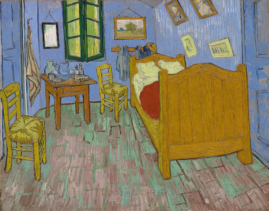 The Bedroom, by Vincent van Gogh, public domain