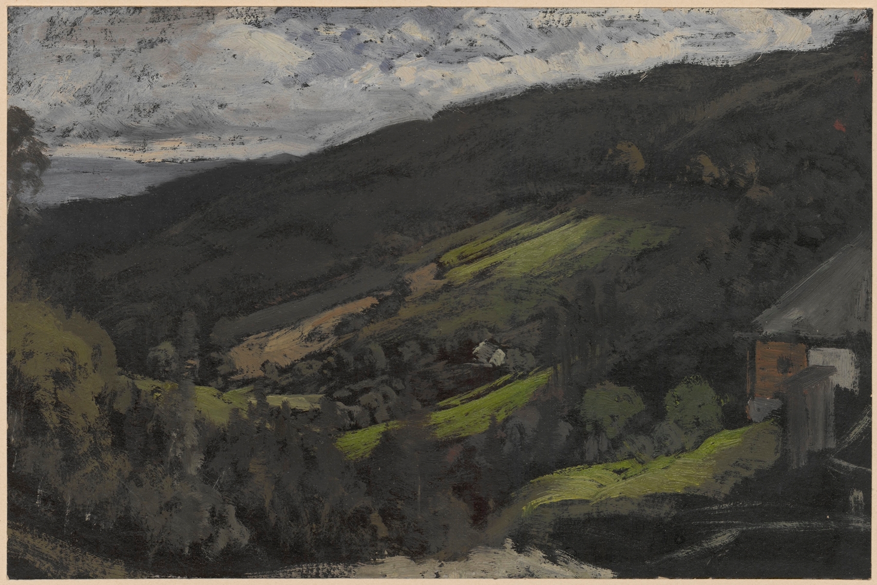 View of Przesieka, by Adolf Dressler, public domain