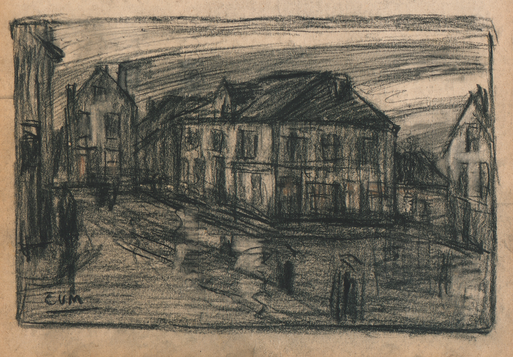 De straat, by Eugeen Van Mieghem, public domain