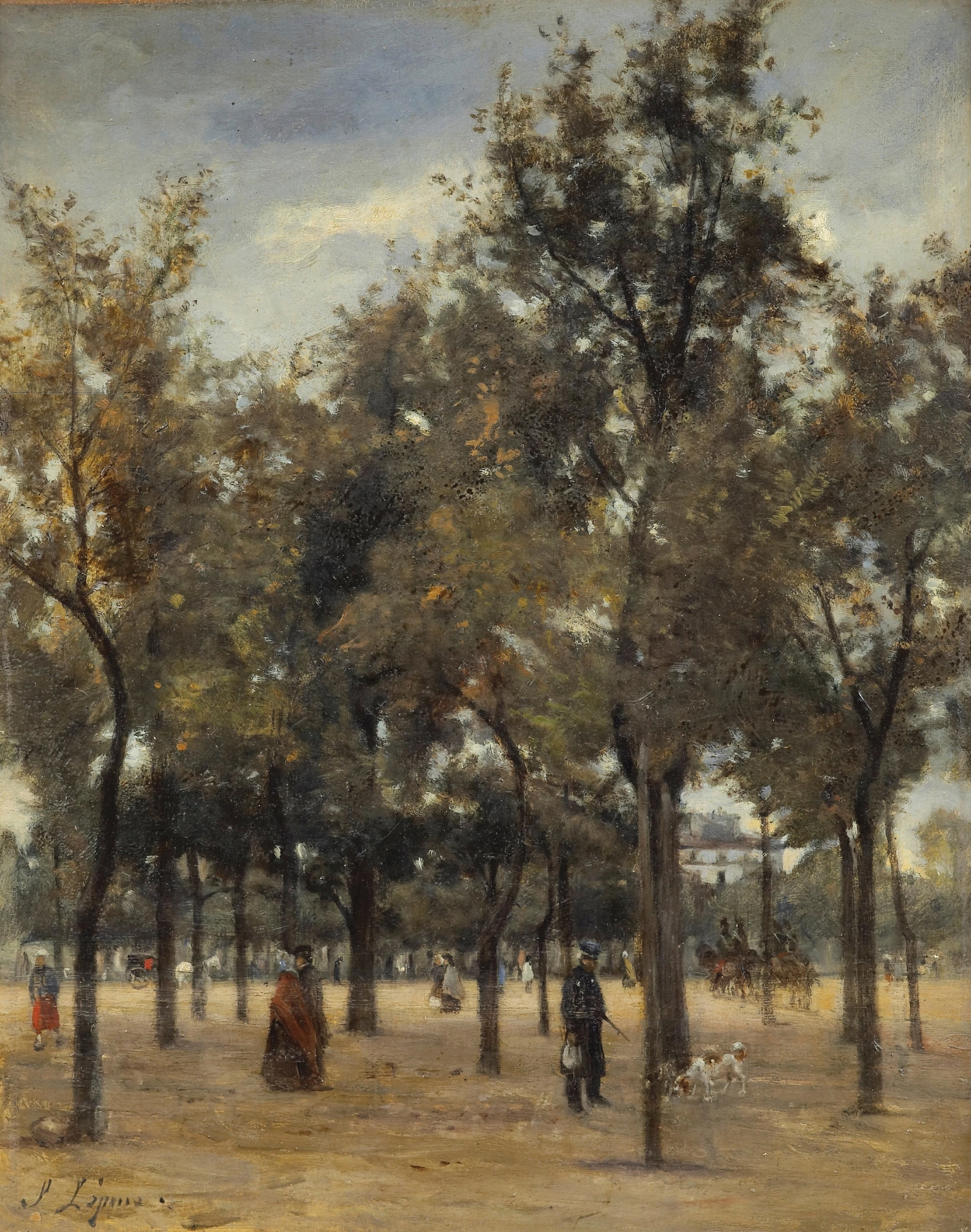 L’esplanade des Invalides, by Stanislas Lépine, public domain