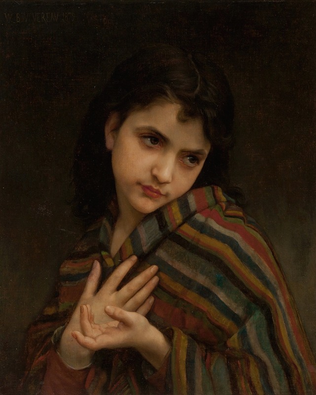 La frileuse by William Bouguereau