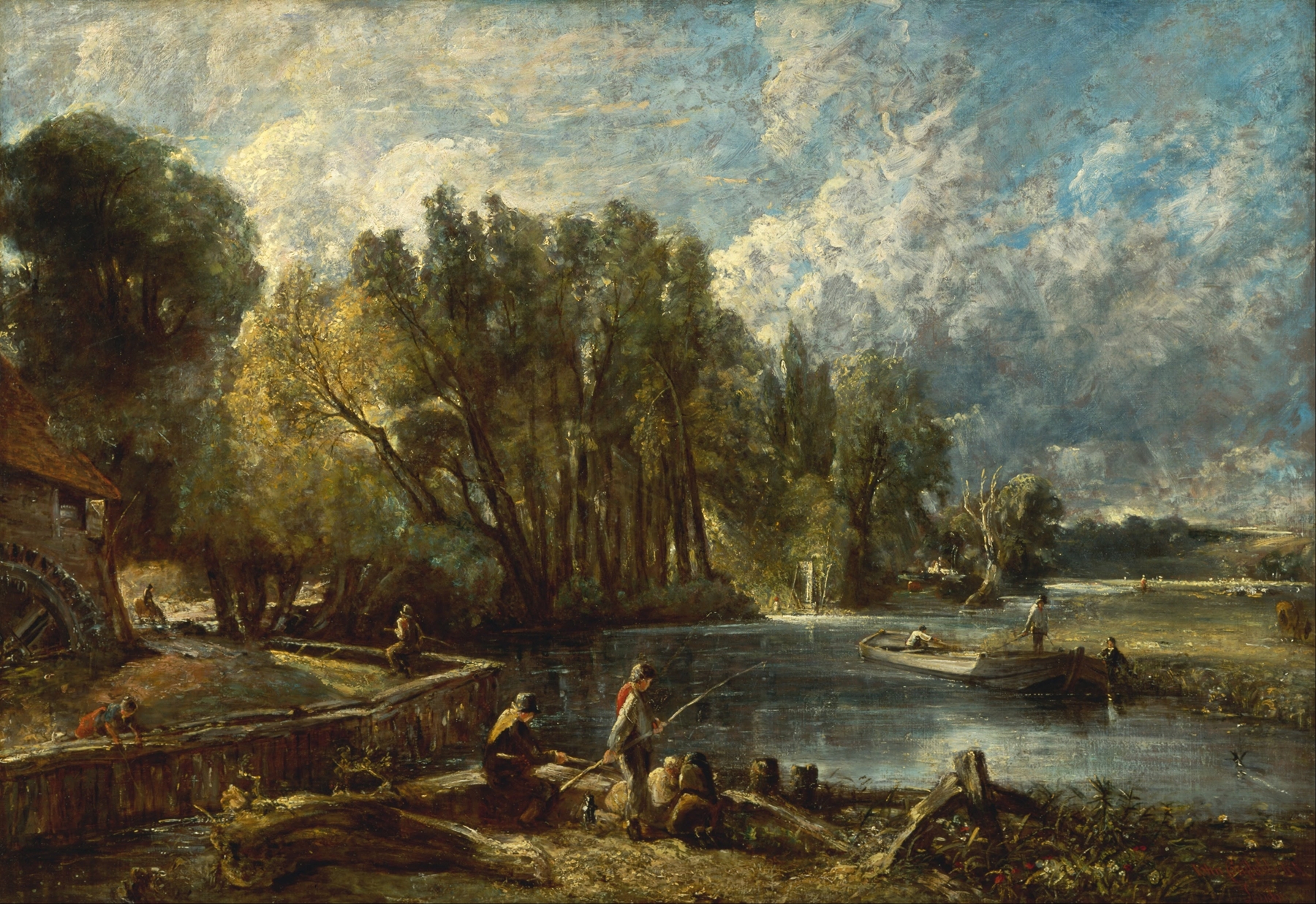 Stratford Mill, by John Constable, public domain