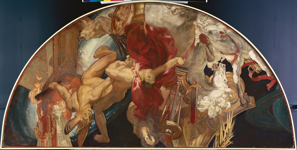 Study for "Gog and Magog," for the Boston Public Library, by John Singer Sargent, public domain