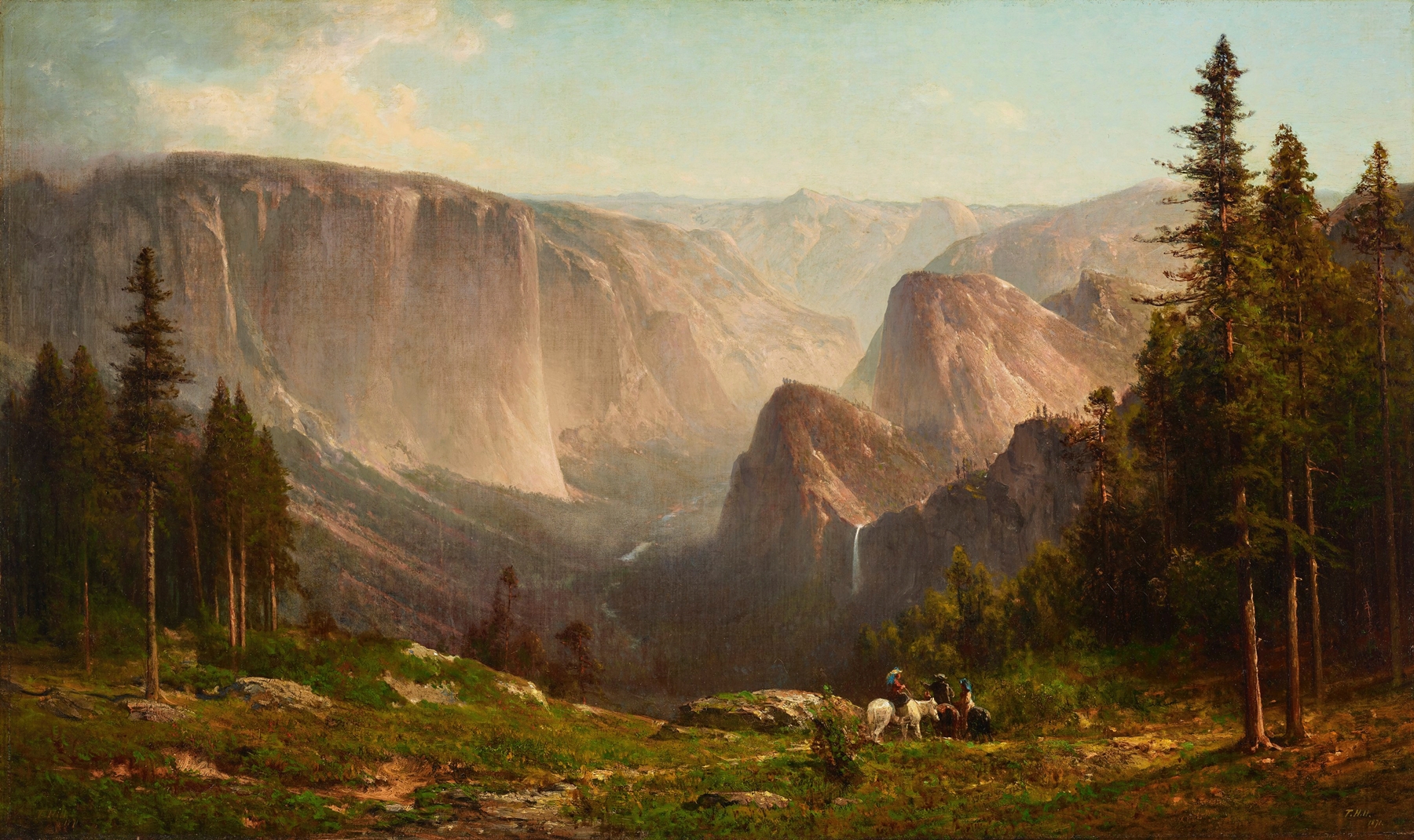 Yosemite, by Thomas Hill, public domain