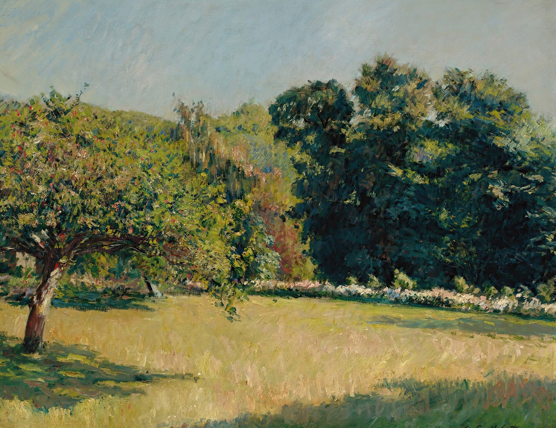 Un Jardin À Trouville, by Gustave Caillebotte, public domain