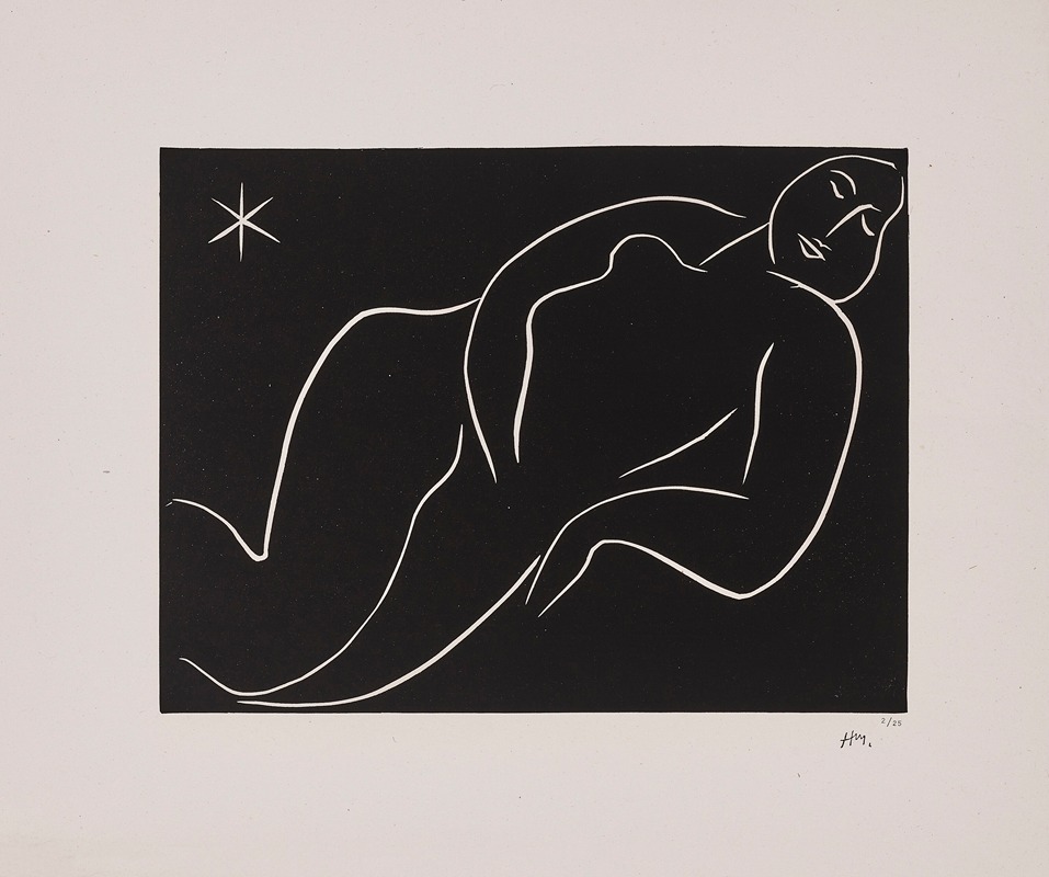 Henri Matisse's 'Nu à l’étoile' features bold colors and a captivating figure.