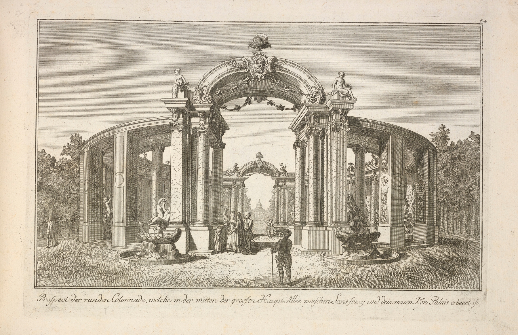 18th century baroque architecture by Unknown Artist